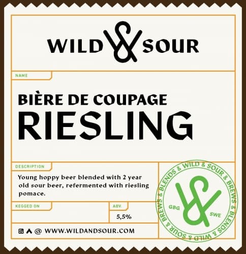 Bière De Coupage - Riesling