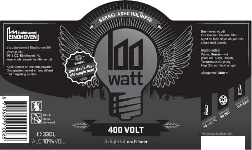 400 Volt BA Glenburgie First Fill