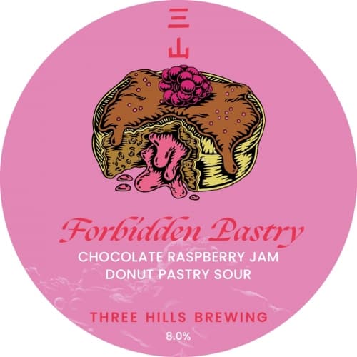 Forbidden Pastry: Chocolate Raspberry Jam Donut Pastry Sour