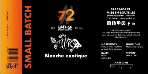 SB#72 - Blanche Exotique