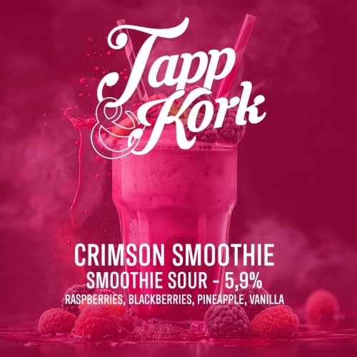 Crimson Smoothie - Raspberry, Blackcurrant, Pineapple, Vanilla Smoothie Sour Ale