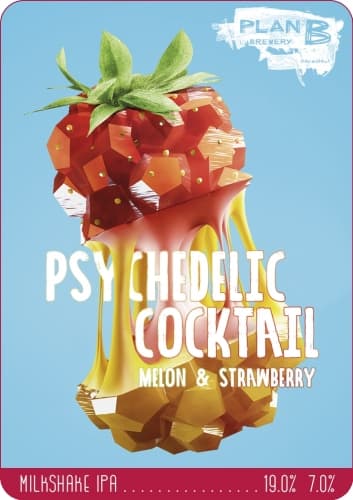 Psychedelic Cocktail (Melon/Strawberry)