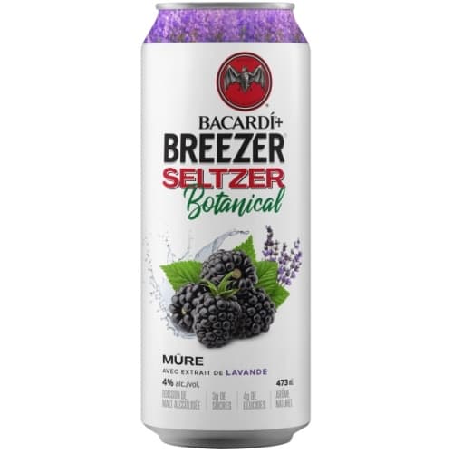 Breezer Seltzer Botanical Blackberry