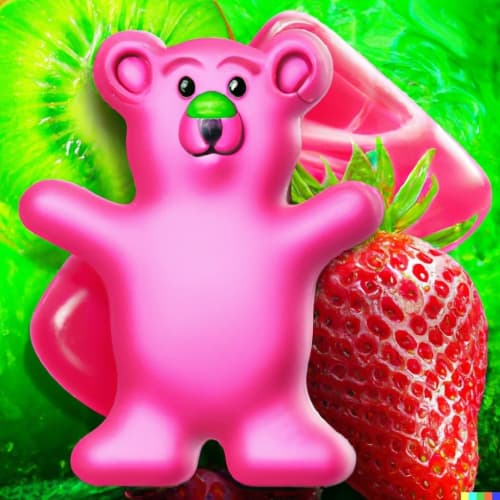 Harribo Gummies(Strawberry/Kiwi)