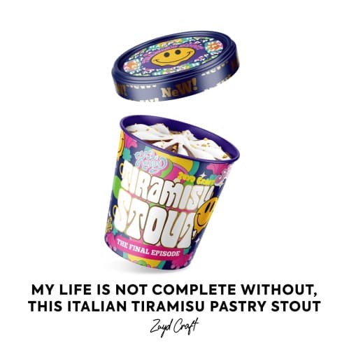 My life is not complete without, this Italian tiramisu pastry stout