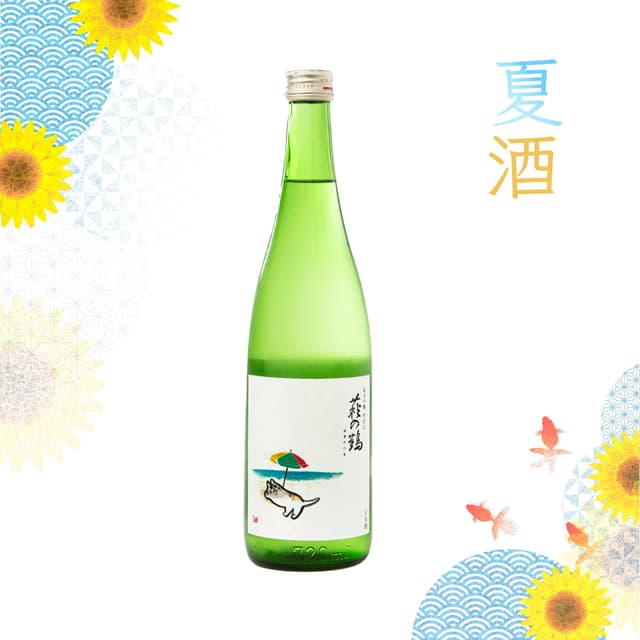 Hagi no Tsuru Junmai Ginjo Mid Summer Neko 萩の鶴 純米吟醸真夏の猫