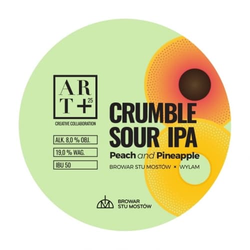 ART25 Crumble Sour IPA Peach & Pineapple