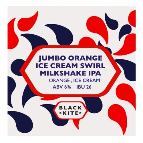 Jumbo Orange Ice Cream Swirl