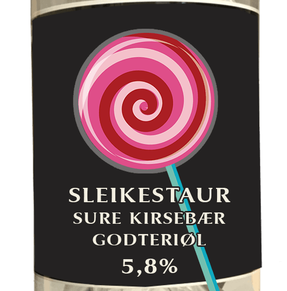 SLEIKESTAUR Sure Kirsebær Godteriøl 5,8%