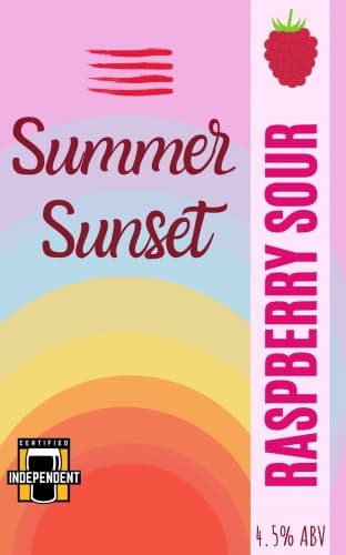 Summer Sunset Raspberry Sour