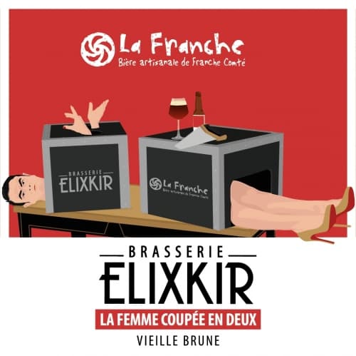 La Femme Coupée En Deux - Vieille Brune