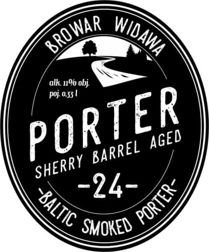 Porter Bałtycki Wędzony 24° (Smoked Baltic Porter 24°) Sherry Barrel Aged