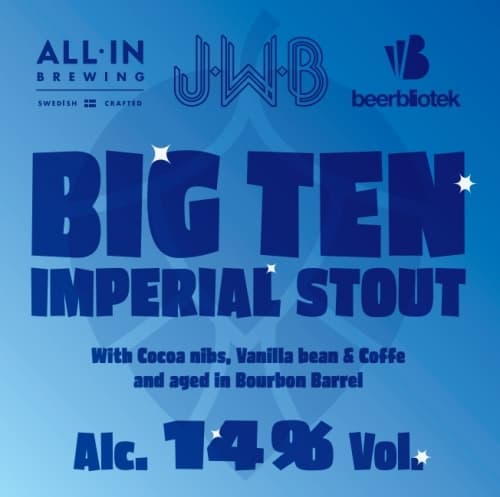 Big Ten Bourbon And Coffee Stockholm Eddition