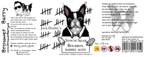 Stoute Sjaak Bourbon Barrel Aged