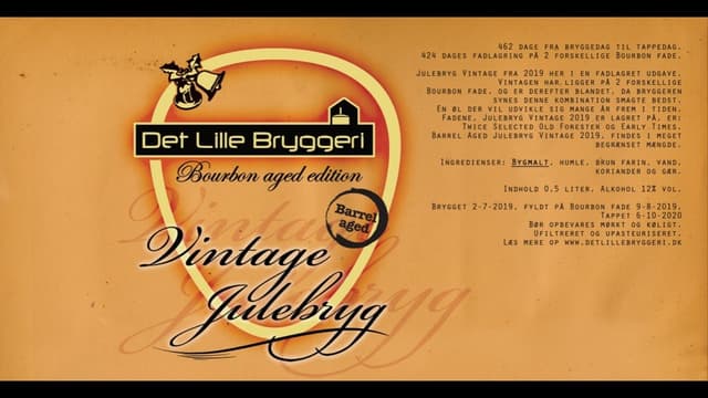 Barrel Aged Julebryg Vintage 2019