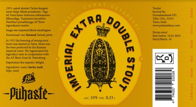Imperial Extra Double Stout