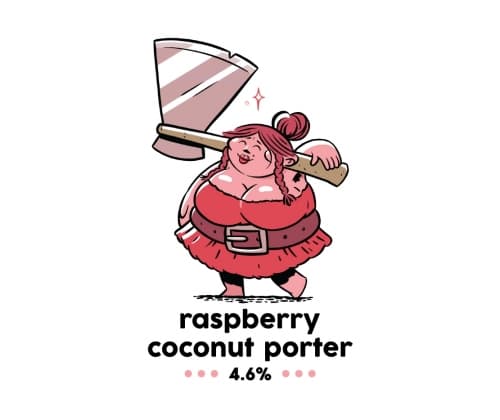 Raspberry Coconut Porter
