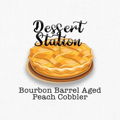 Bourbon Barrel Aged Peach Cobbler