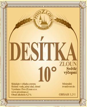 Desítka ZLoun 10°
