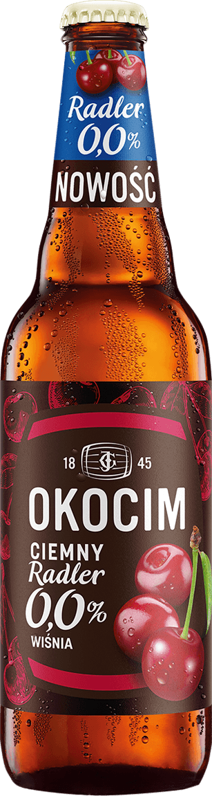 Okocim Ciemny Radler 0,0% Wiśnia
