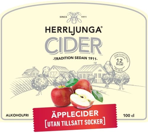 Äpplecider utan tillsatt socker