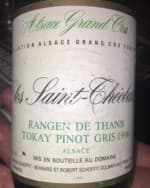Clos Saint-Theobald Pinot Gris (Tokay) 'Rangen de Thann' Vendanges Tardives