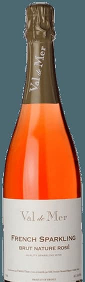 Val de Mer French Sparkling Brut Nature Rosé