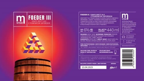 Foeder III Grape Brett Ale Pigwowiec Japoński