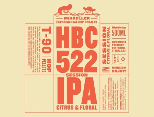 Experimental Hop Project: HBC 522