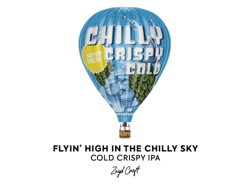 Flyin' High in the Chilly Sky - Cold Crispy IPA