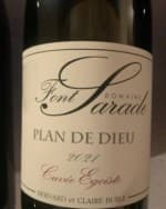Cuvée Egoïste Plan de Dieu