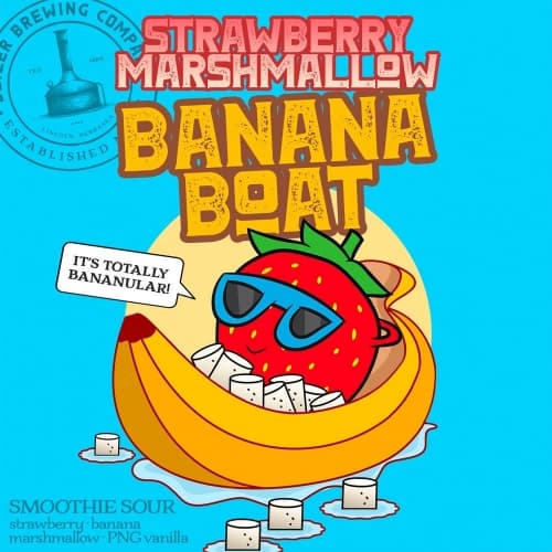 Strawberry Marshmallow Banana Boat