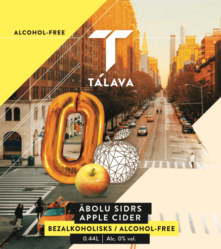 Bezalkoholisks ābolu Sidrs | Alcohol-free Apple Cider, 0.44L