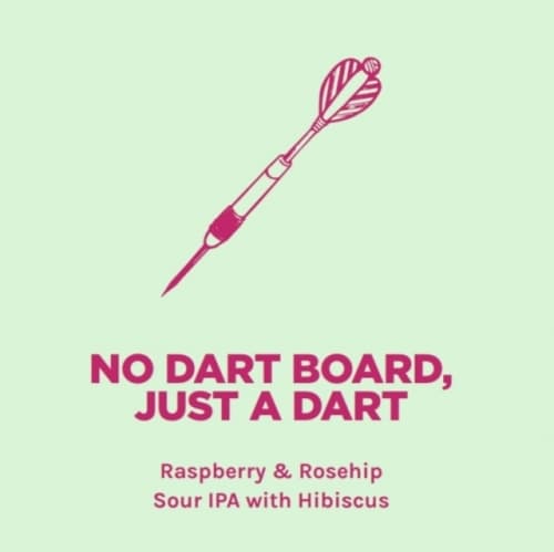 NO DART BOARD, JUST A DART